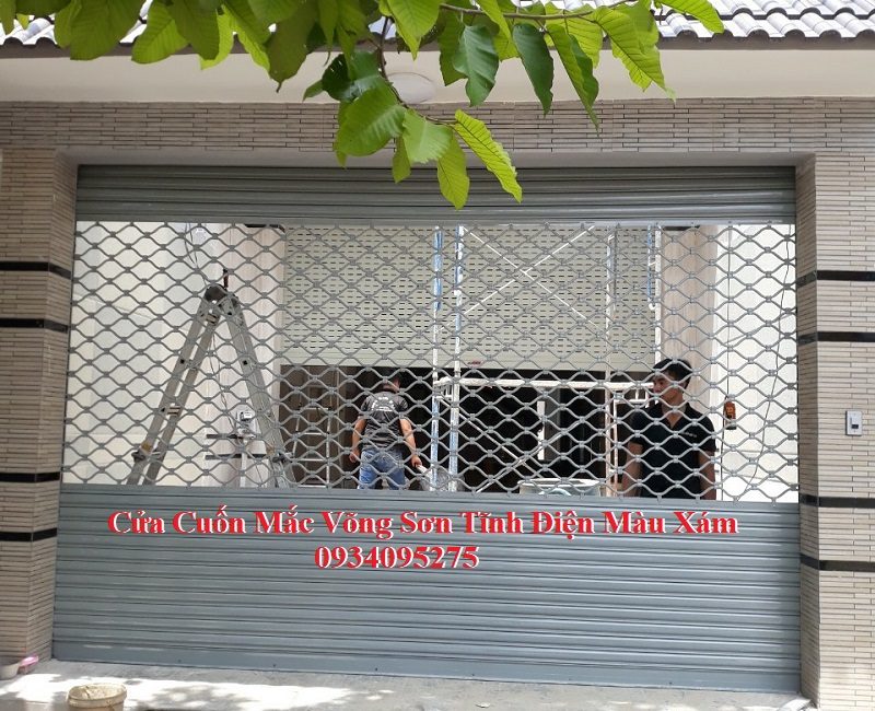 Cửa cuốn mắc võng inox mẫu 01