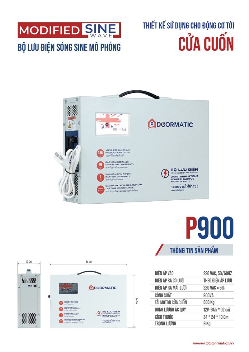Ắc quy cửa cuốn 7.2Ah