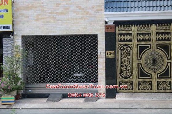 Cửa cuốn mắc võng inox