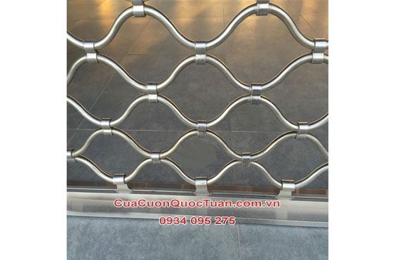 Cửa cuốn song vuông, tròn, mắc võng inox