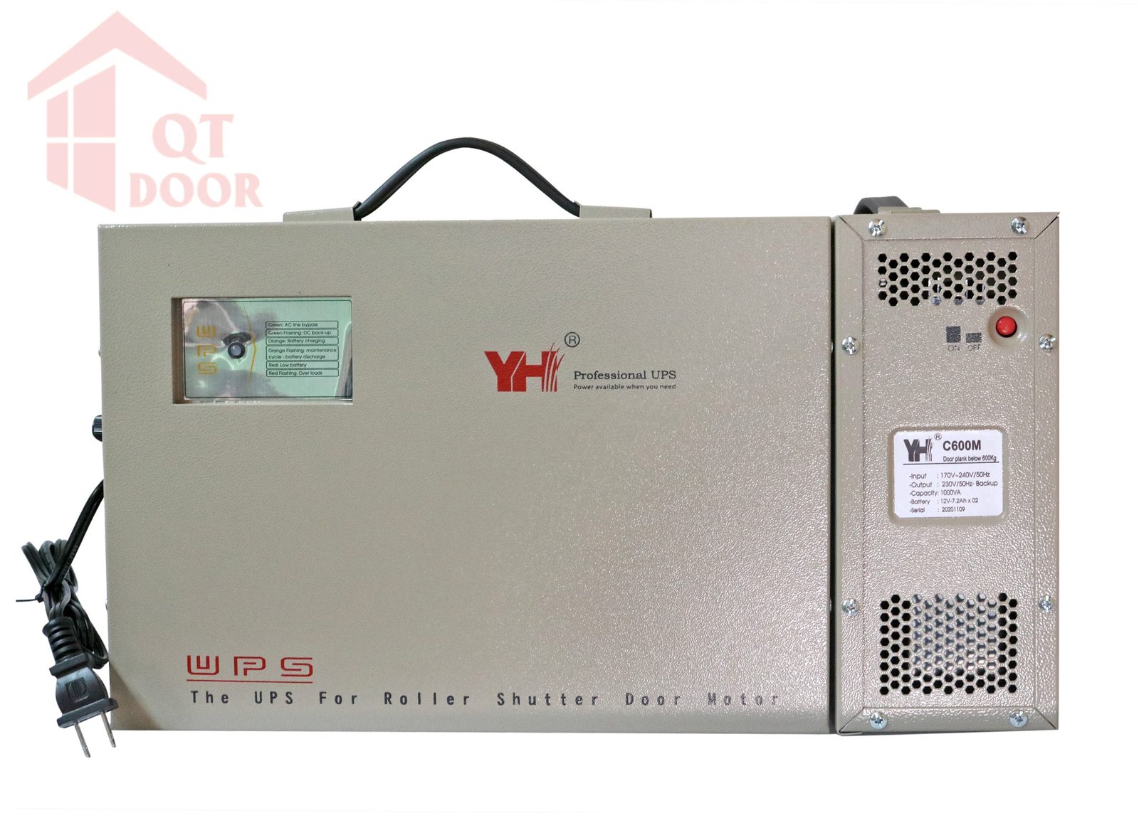 Bình lưu điện cửa cuốn YH 800kg