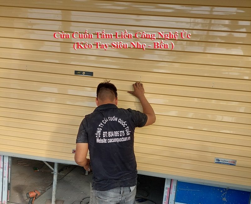 Cửa cuốn Úc tấm liền Titadoor PM